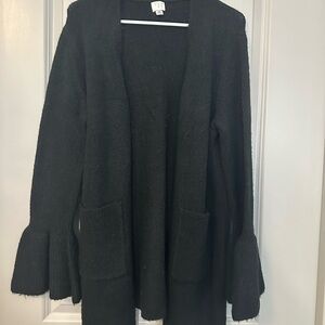 Bell Sleeve black Cardigan - Target